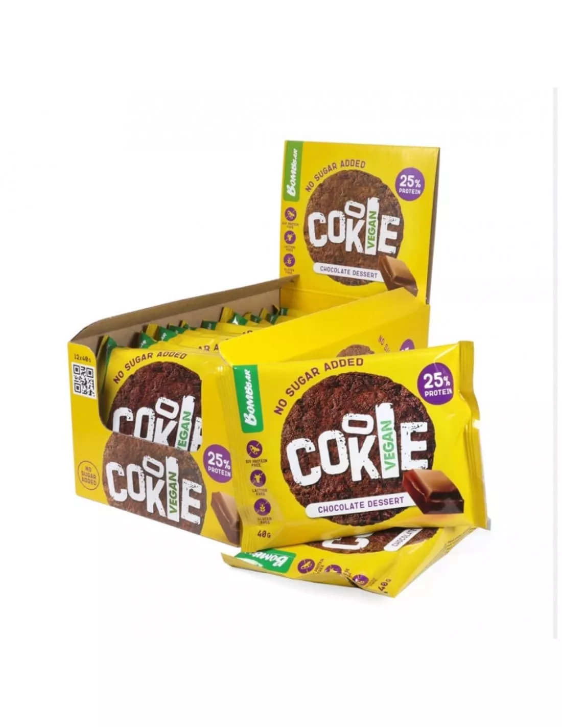 Bombbar Печенье Vegan 40g (х12)