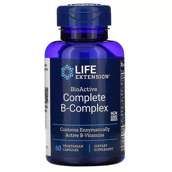 LIFE Extension BioActive Complete B-Complex 60 vcaps