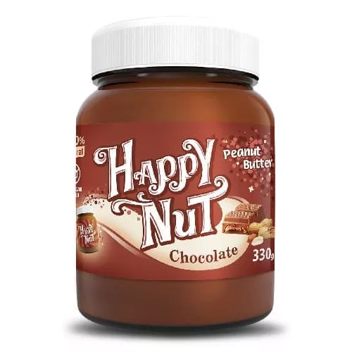 Happy Nut Арахисовая паста c темным шоколадом 330 гр