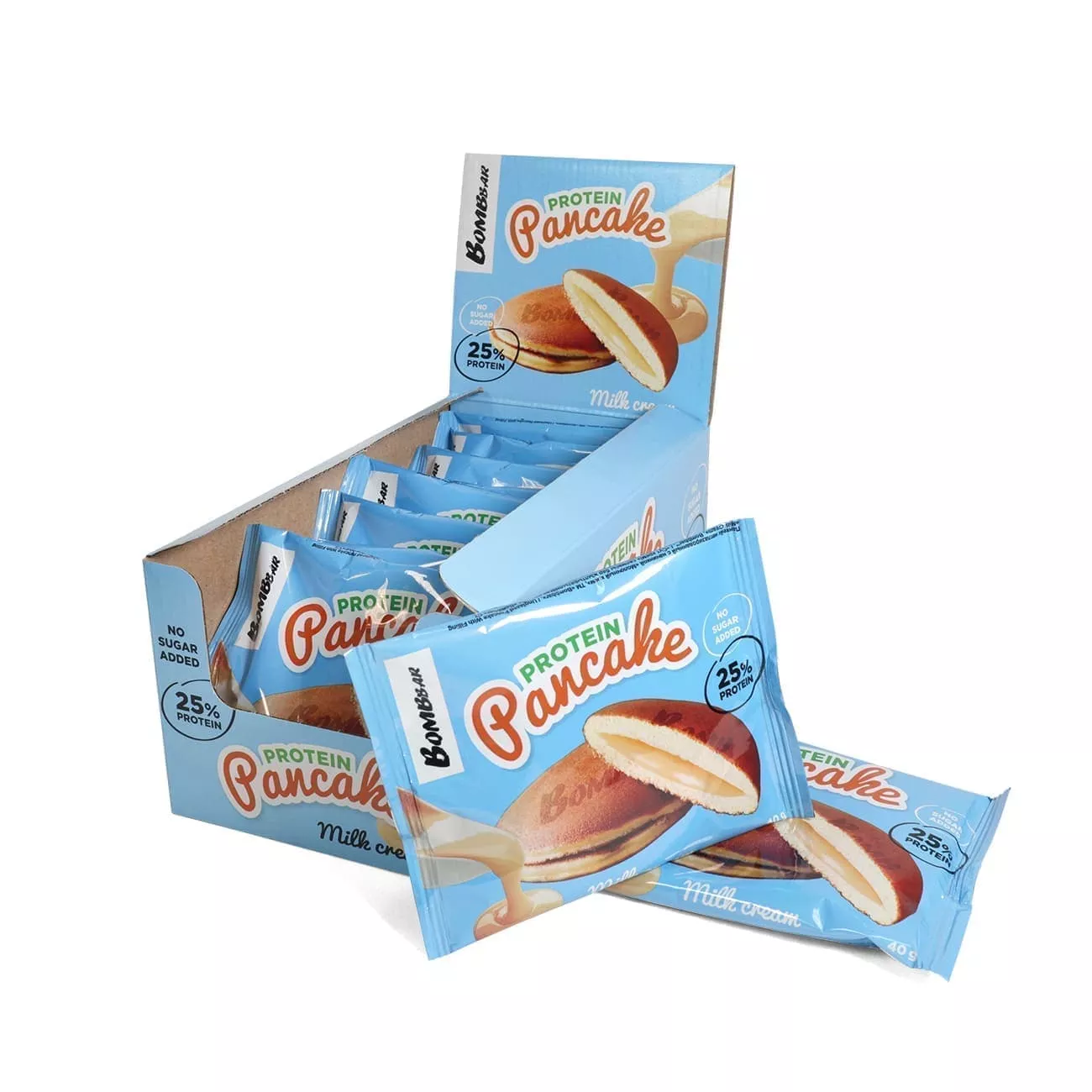 Bombbar Панкейк неглазированный с начинкой 40g (х10)
