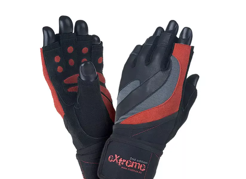 Перчатки Mad Max "Extreme" MFG568\BK-Red