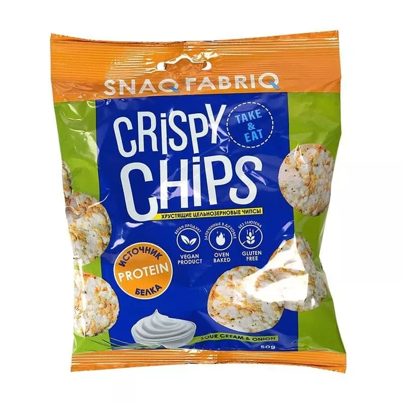 Bombbar SNAQ FABRIQ Чипсы Цельнозерновые 50g (х14)