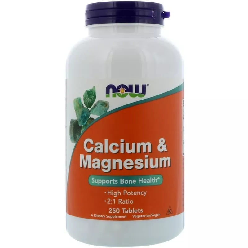 NOW Calcium-Magnesium 500mg 250 tabs