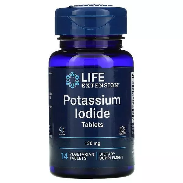 LIFE Extension Potassium Iodide 130mg 14 vegtabs
