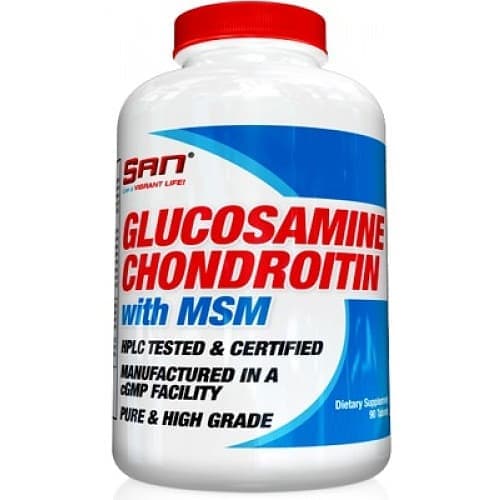 SAN Glucosamine & Chondroitin & MSM 90 tabs фото