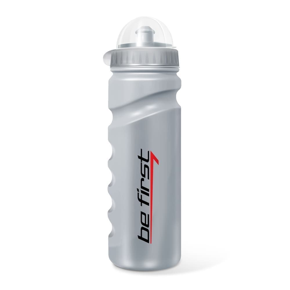 BeFirst Бутылка для воды Be First 750ml с крышкой (Серебристая) фото