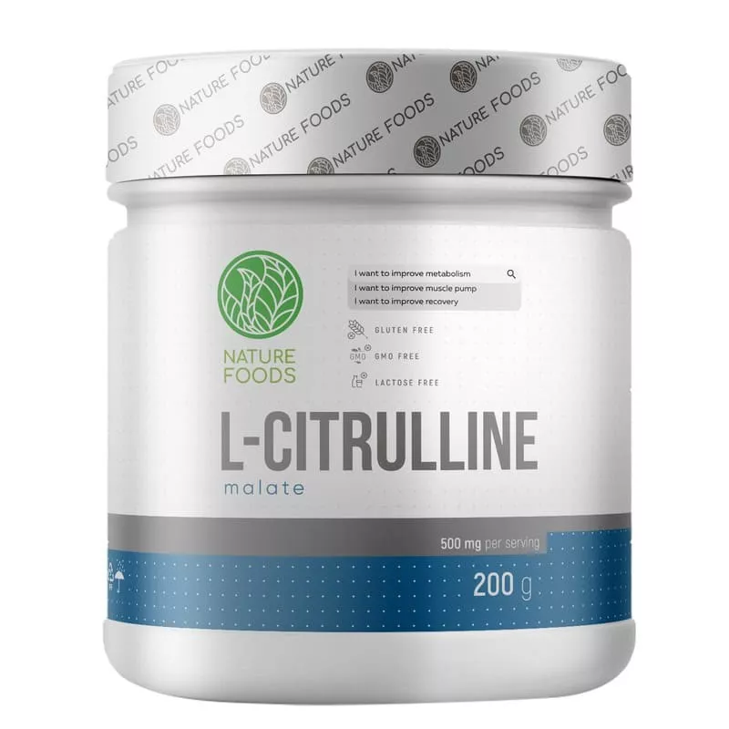 Nature Foods L-Citrulline Malate 200g фото