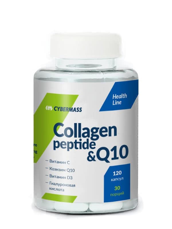 Cybermass Collagen Peptide & Q10 120 caps