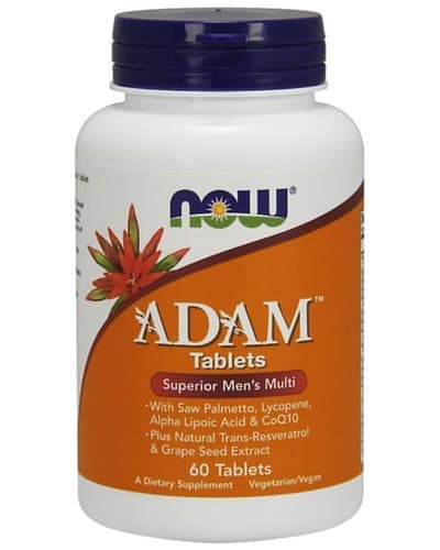 NOW ADAM Men's Multiple Vitamin 60 caps фото
