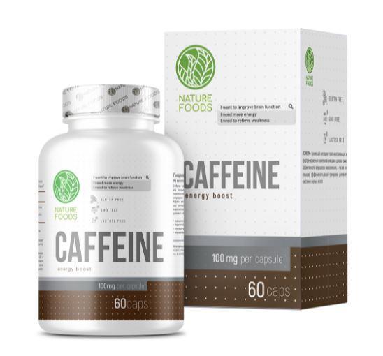 Nature Foods Caffeine 200mg 60 caps