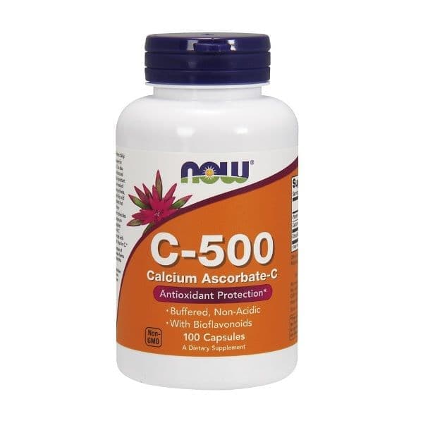 NOW C-500 Calcium Ascorbate 100 caps фото