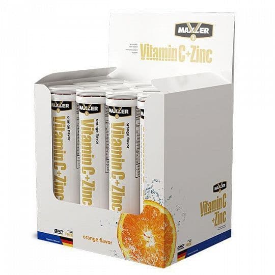 Maxler Vitamin C + Zinc Effervescent 20 eff. tabl. фото