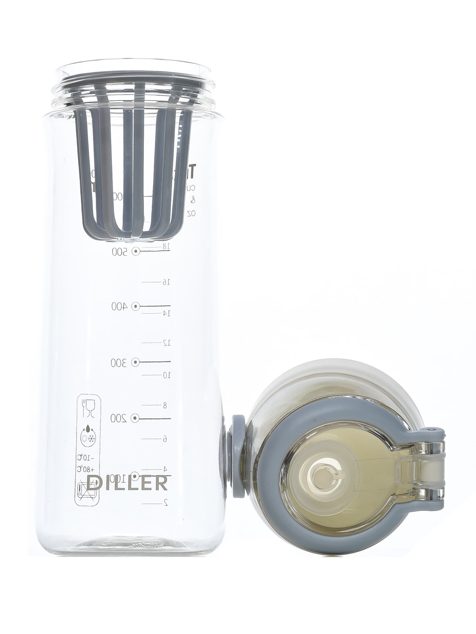 Бутылка для воды Diller D38-700 ml (Белый) фото
