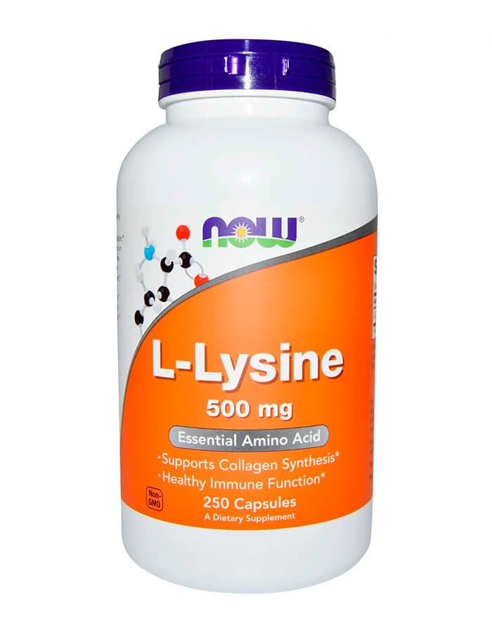 NOW L-Lysine 500mg 250 caps
