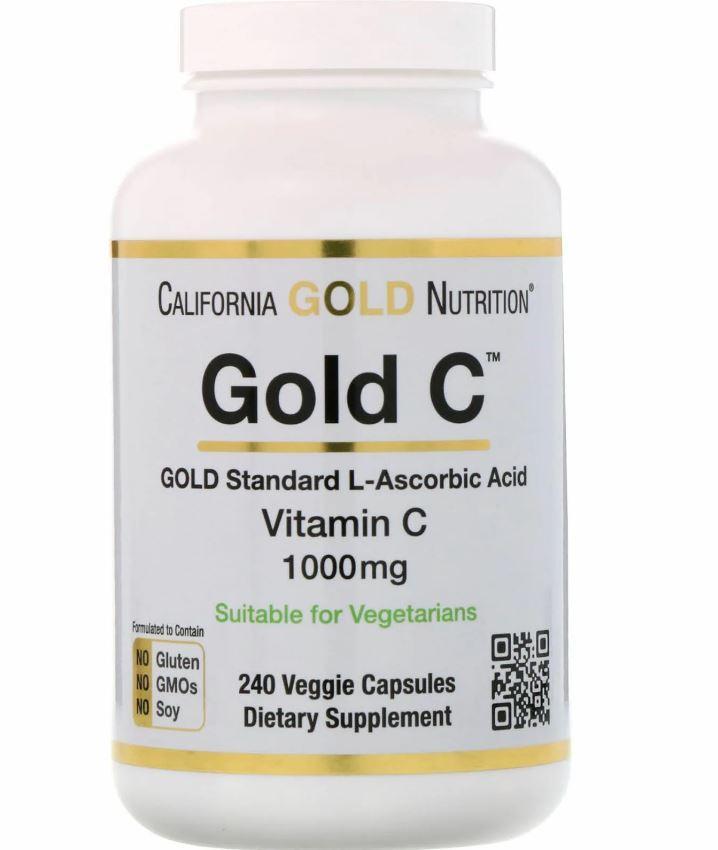 California Gold Nutrition Vitamin C 1000 mg 60 sgels фото