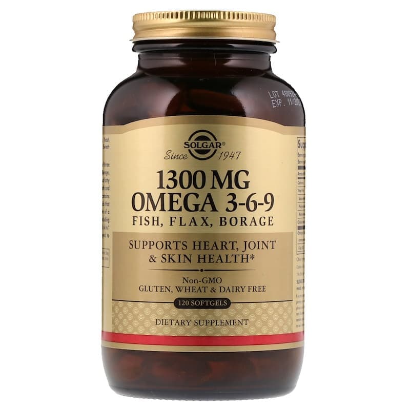 Solgar EFA Omega 3-6-9 1300 mg 120 caps фото