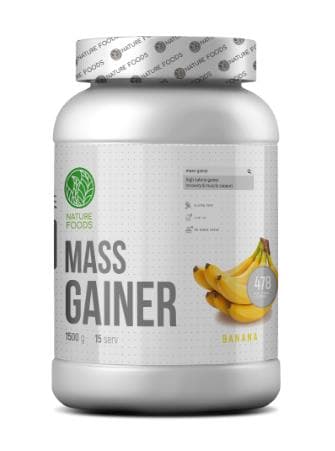 Nature Foods Gainer 1500g can фото