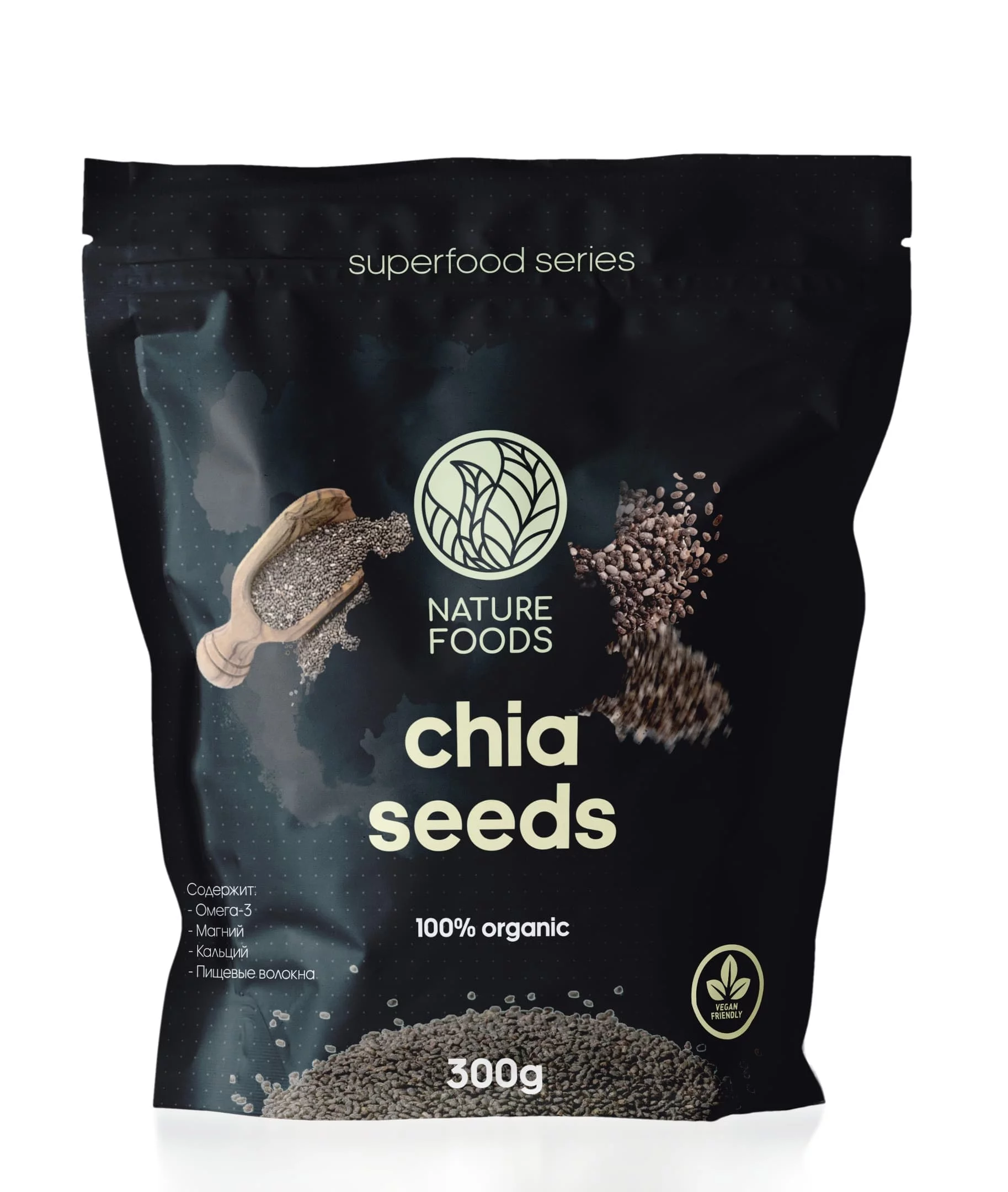 Nature Foods Chia Seeds 300g фото