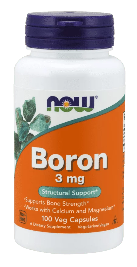 NOW Boron 3 mg 100 caps фото