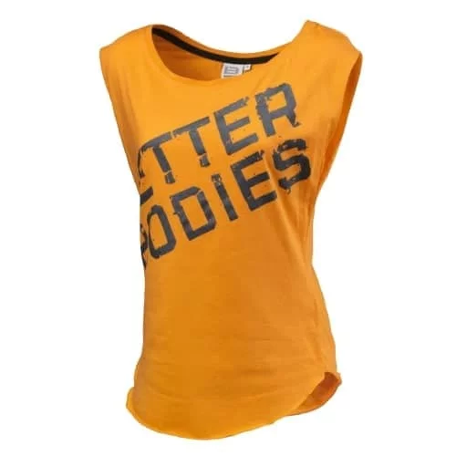 Better Bodies Casual printed tee, футболка оранжевая фото