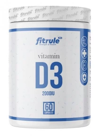 Fitrule Vitamin D3 2000 IU 60 caps фото