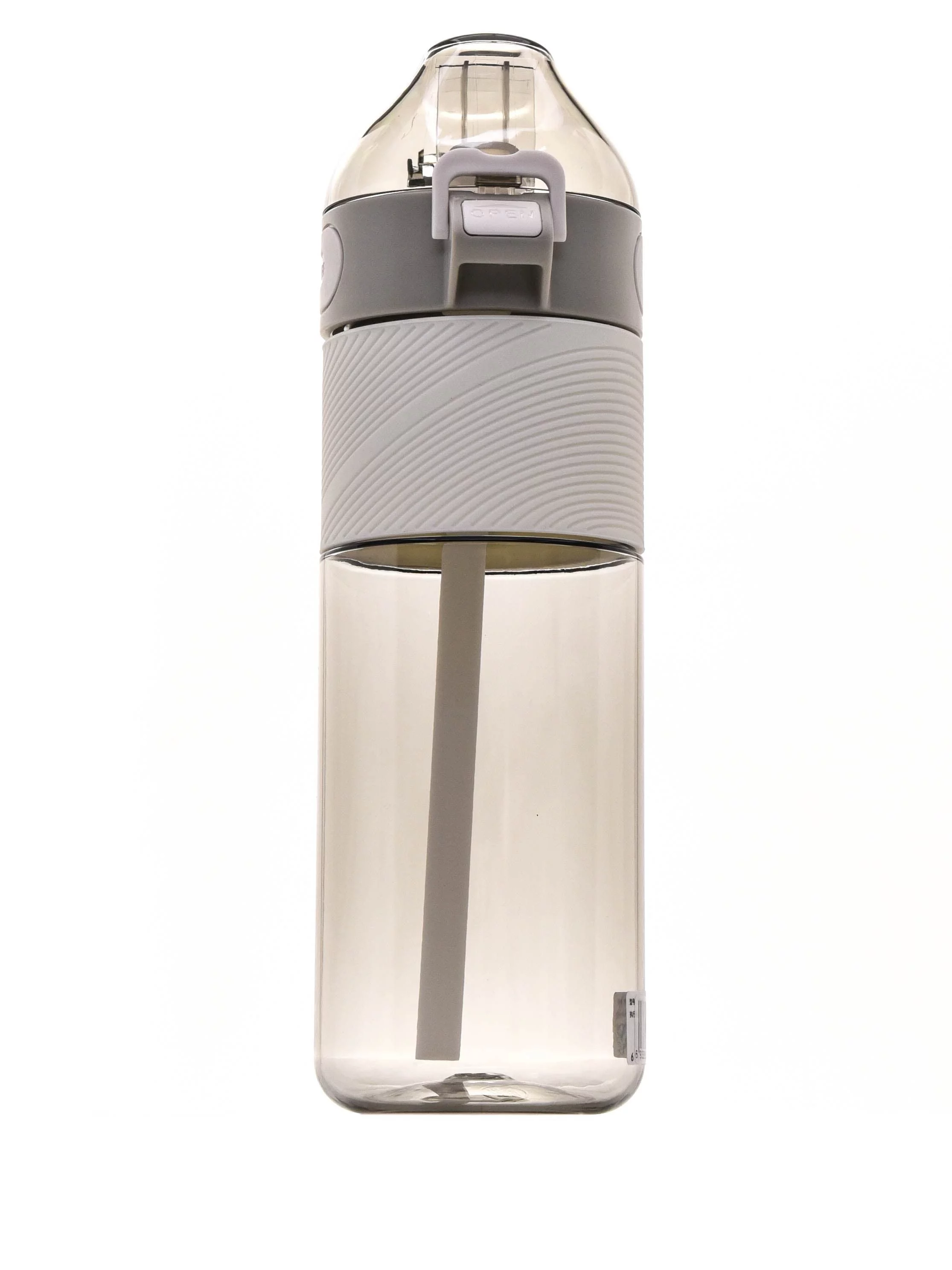 Бутылка для воды Diller DB-002 650 ml (с трубочкой) (Белый) фото