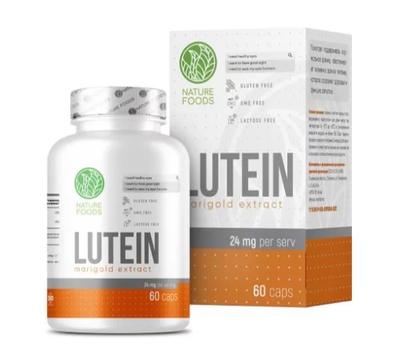Nature Foods Lutein 20mg Plus Zeaxanthin 60 caps фото