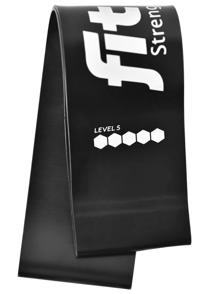 FitRule Фитнес-резинка для ног (Черная 12кг) фото