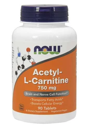 NOW Acetyl L-Carnitine 750mg 90 caps фото