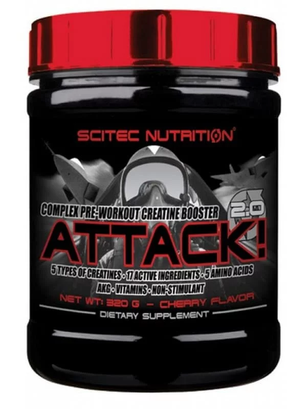 Scitec Nutrition Attack 2.0 320g фото